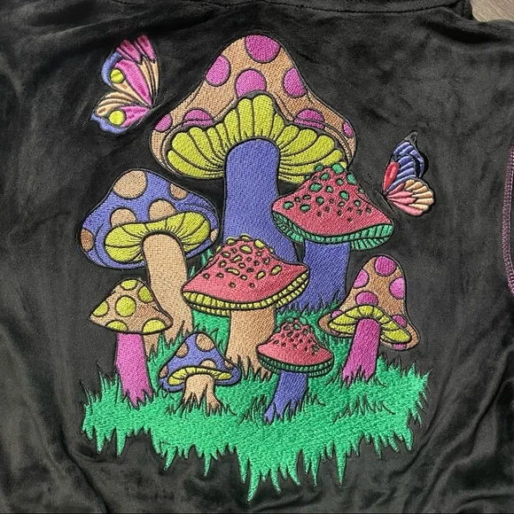 Current Mood:
Mind Trip Velour Zip-Up Hoodie - Picture 4 of 7